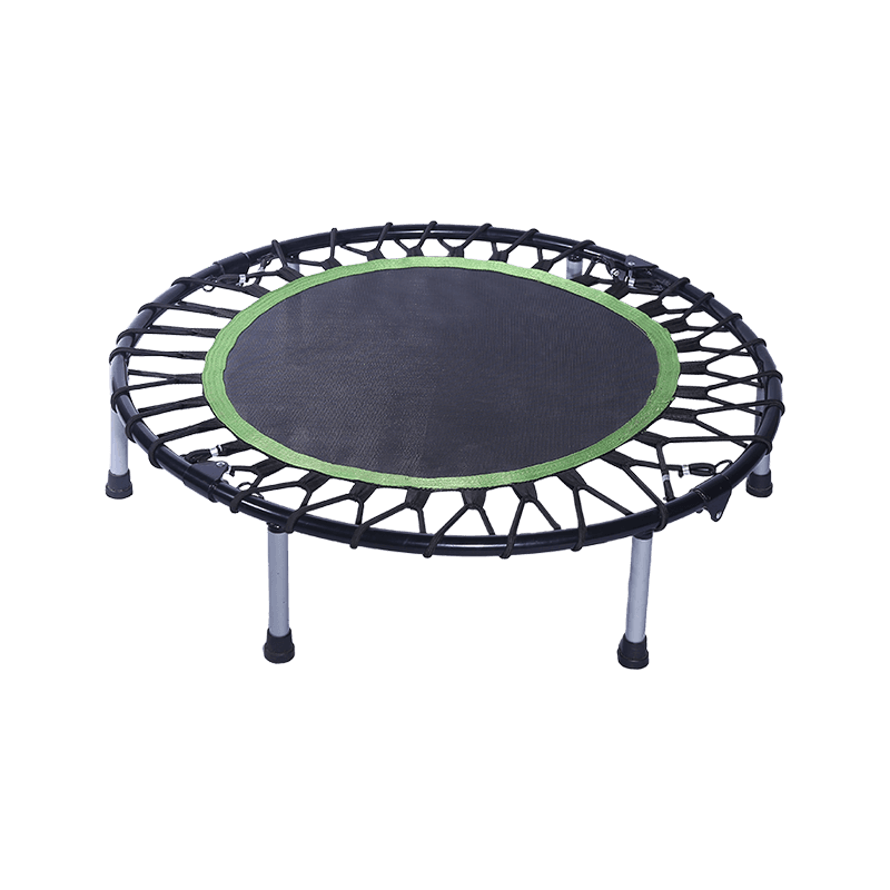 36Inch Home Exercise Trampoline Bungee Light Green Round Mini Indoor Trampoline 