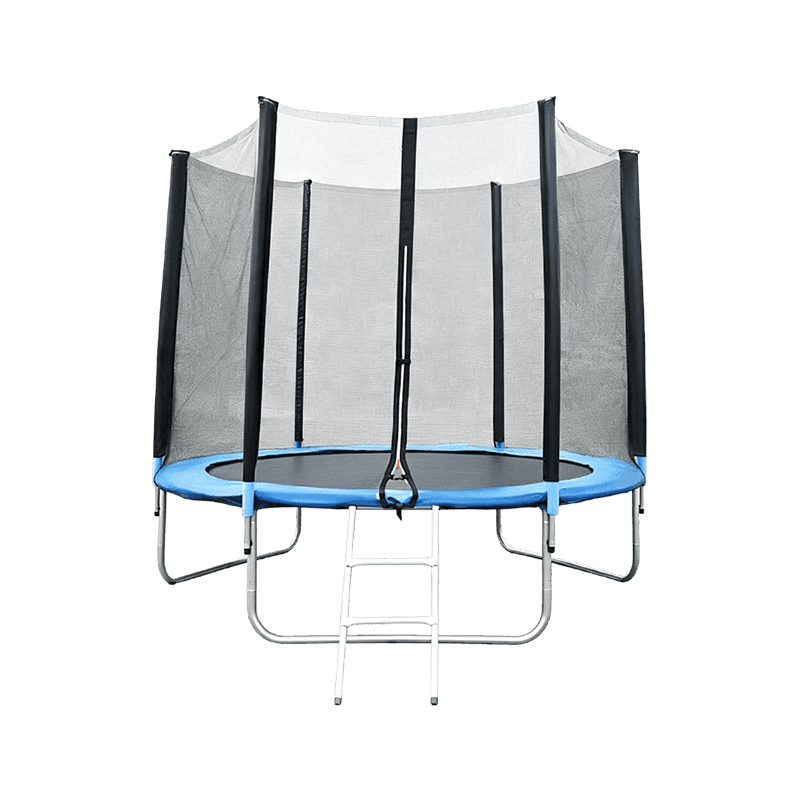 10FT Outdoor Thickened Spring Trampoline with Safety Net, Home Use for Adults and Children