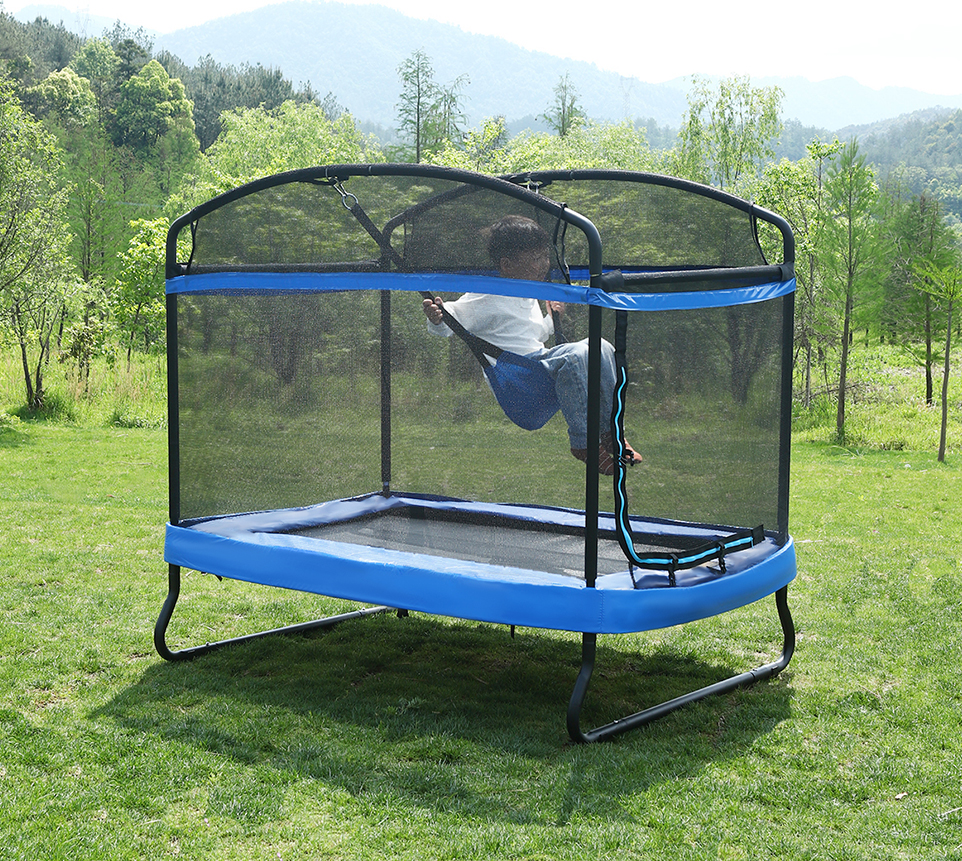 Rectangular trampoline