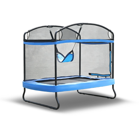 Rectangular trampoline